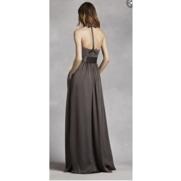 White by Vera Wang Bridesmaid Dress - Charcoal - Picture 6 of 6